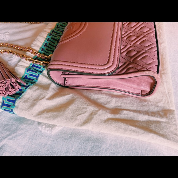Tory Burch Small Fleming Convertible Shoulder Bag - Magnolia - Picture 2 of 8